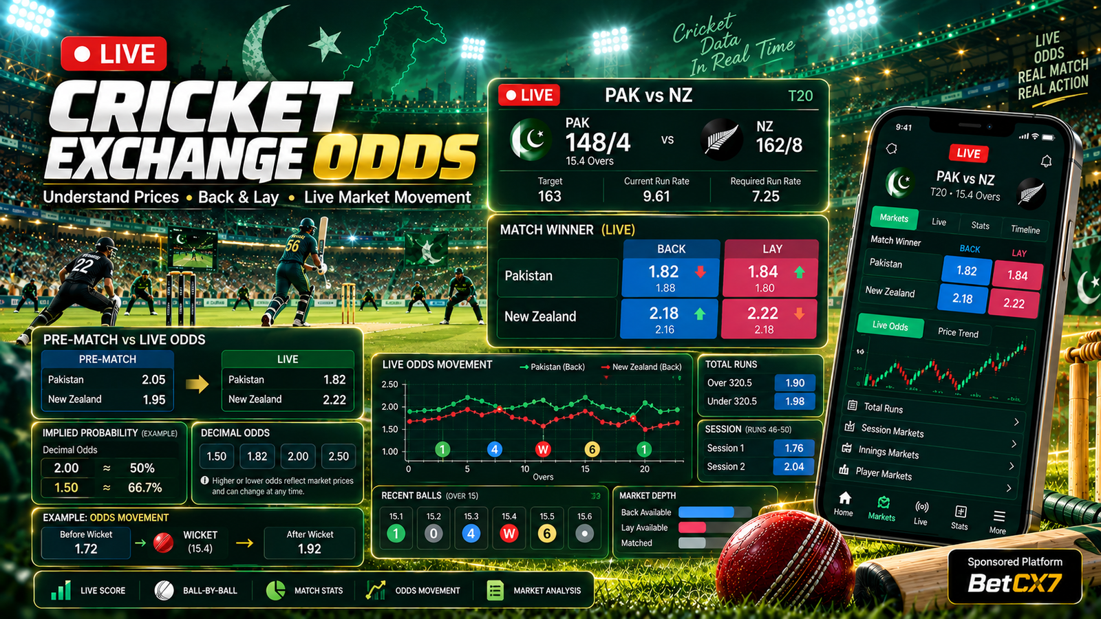 Live Cricket Odds Pakistan